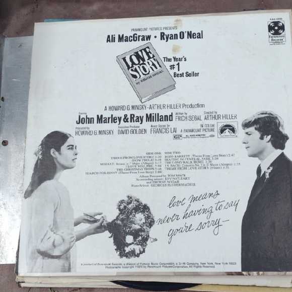 Love Story Vinyl Record - Picture 2 of 2